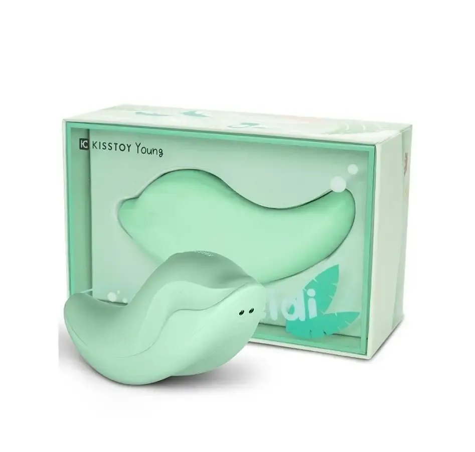 Вибратор и клиторальный стимулятор KISSTOY Heidi Green Львов - изображение 2