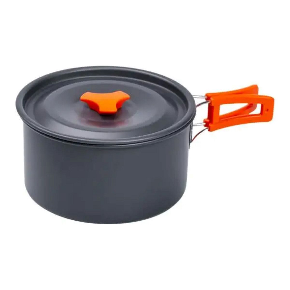 Набір туристичного посуду в сумці для походу та кемпінгу: каструля, сковорода, чайник HP39577C Коломия - фото 5