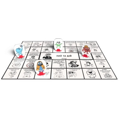 Настільна гра 18+ Bombat game Пий та Дій (укр.) (80048) Вінниця - фото 2