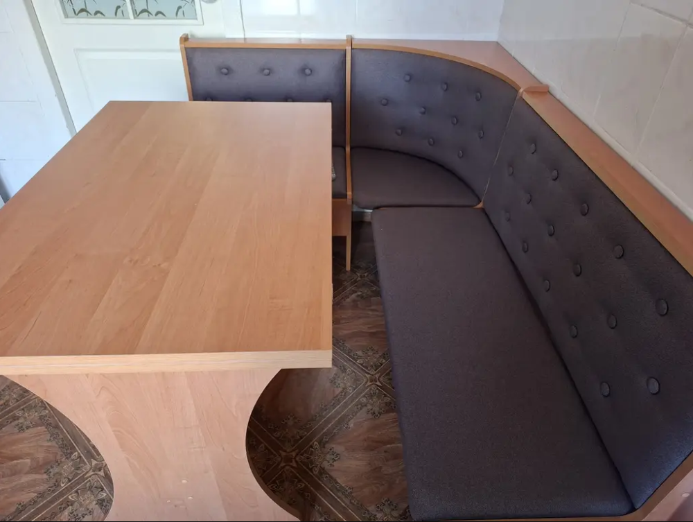 Кухонний куток, стіл та дві табуретки 154х114 см Сімейний - Вільха Львів - фото 7