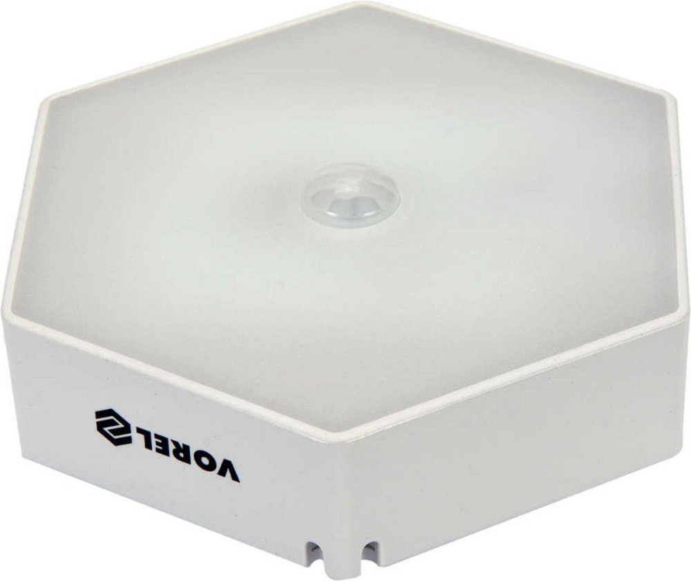 Лампа нічна з датчиком руху VOREL: акумул. Li-Pol 3,7 В, діодна, 1 Вт, 50 Lm, з магнітом [25/100] Одесса - изображение 1