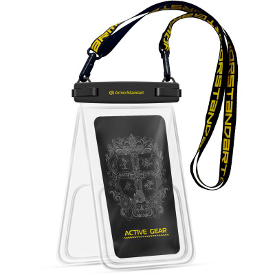 Чехол для мобильного телефона Armorstandart Waterproof Сapsule Double Pockets Black (ARM84415) Винница - изображение 2