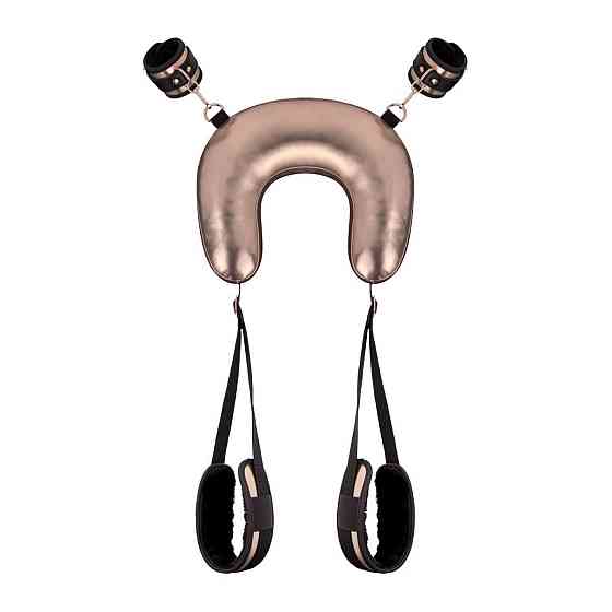 Набір для фіксації Rosy Gold - Neck and Leg Sling Restraint Set Sex Aura Київ