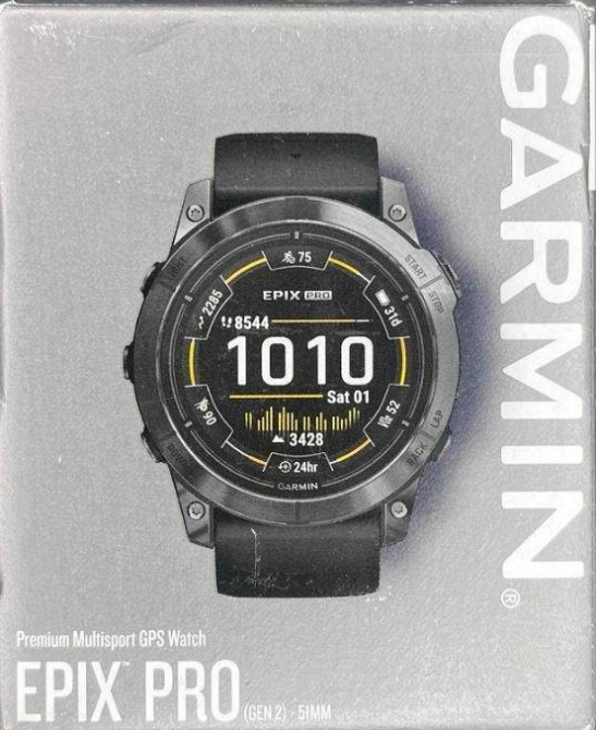 Смарт-часы Garmin Epix Pro Gen 2 51mm Slate Gray w. Black Band (010-02804-20/21) Харьков - изображение 3