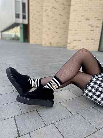 Alvista Лофери жіночі ALVISTA чорні натуральна замша зимові 36р.-23.5см 38р.-24.5см 40р.-25.5см Коломыя