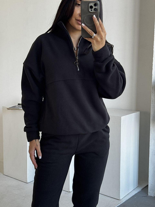 Жіночий теплий костюм двійка: кофта і штани з турецького флісу Одеса - фото 1