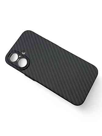 Чохолнакладка BeCover Carbonite Case MagSafe для Apple iPhone 16 Black (712067) Чорний Харків