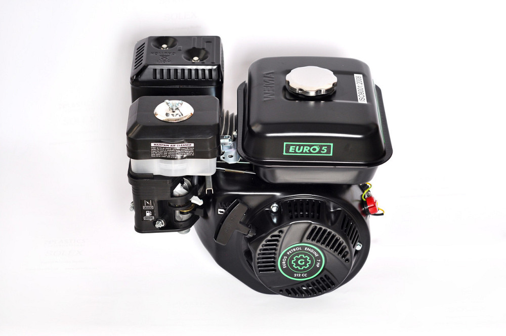 Двигатель бензиновый GrunWelt GW170F-Q NEW Евро 5 (шпонка, вал 19 мм, 7.0 л.с.) Харьков - изображение 1