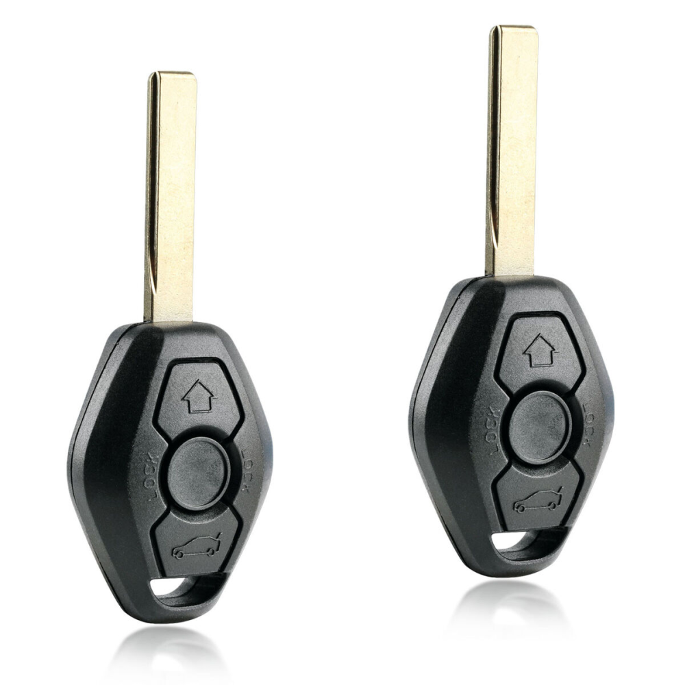 Ключ-заготовка BMW HU92 с 3 кнопками без чипа Киев - изображение 1