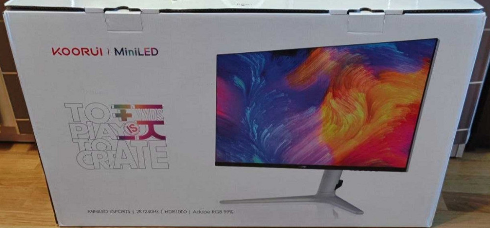 Монітор Koorui GN10 27, 2K, 240Hz. Mini - LED Display HDR 1000 , 1ms. Київ - фото 1