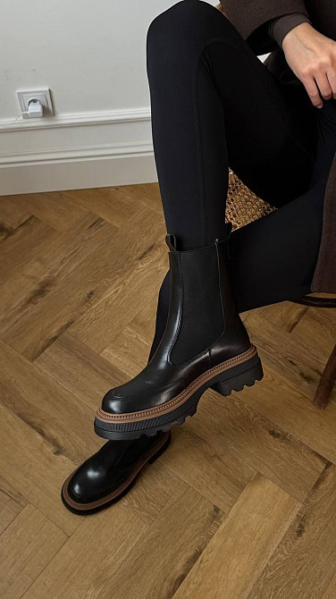 Черевики жіночі EDAN 71 чорні (зима, шкіра натуральна) (6082) Коломия - фото 6