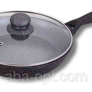 Сковорода с крышкой гранитное антипригарное покрытие с крышкой Ø 18 см (шт).Aba-Opt Одесса