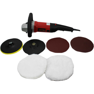 Шлифовальная машина GTM PO180/1300E полировальная 180мм, 1300Вт, 400-2200об/мин (PO180/1300E) Винница - изображение 7