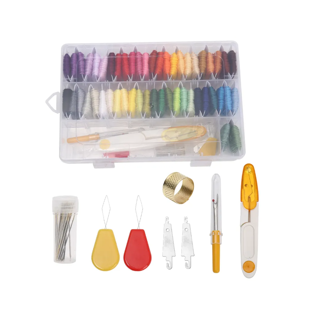 Набор ниток для вышивания в пластиковом контейнере, сет №5 Каменец-Подольский - изображение 1