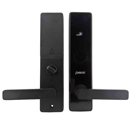 Електронний готельний замок PES Hotel, правосторонній, чорний Київ