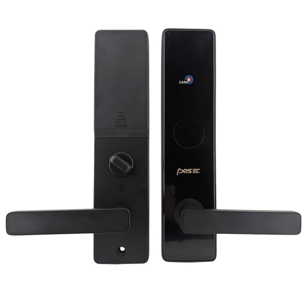 Електронний готельний замок PES Hotel, правосторонній, чорний Київ - фото 1