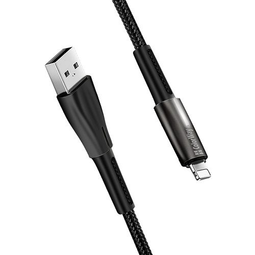 Кабель USB Lightning ColorWay CW-CBUL035-BK 2,4A 1м чорний Житомир - фото 5