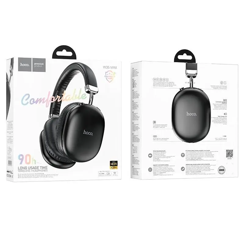 Бездротові навушники HOCO W35 Max Joy BT headphones Black Одеса - фото 6