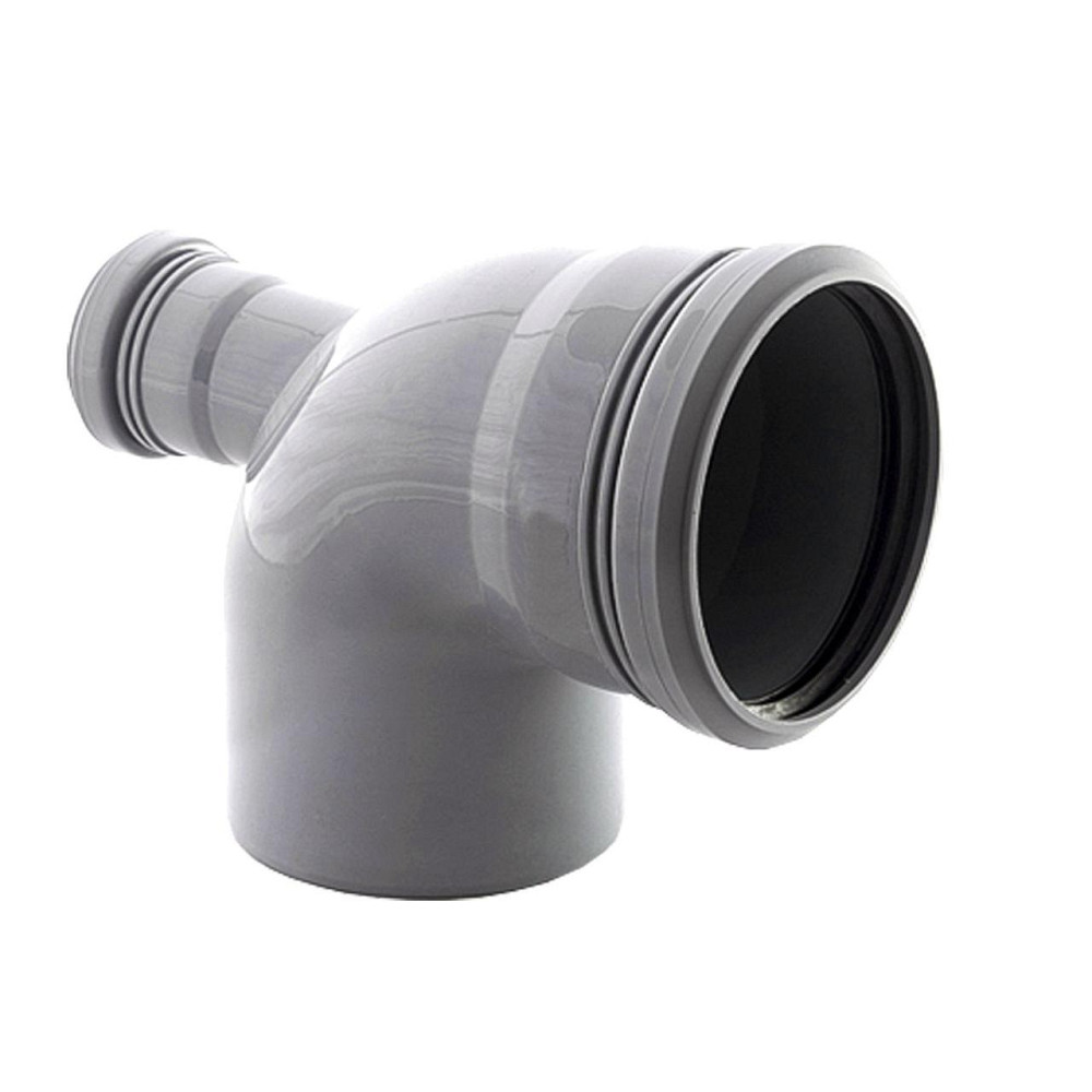 Коліно VSplast 110x90° з вiдводом 50мм (горизонтальне) (000018611) Київ - фото 1