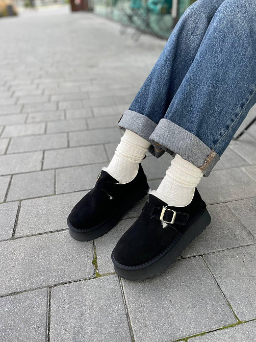 ALLSY Угги жіночі ALLSY 232536-28V чорні (зима, замша натуральна) (5662) 37 Коломыя - изображение 7