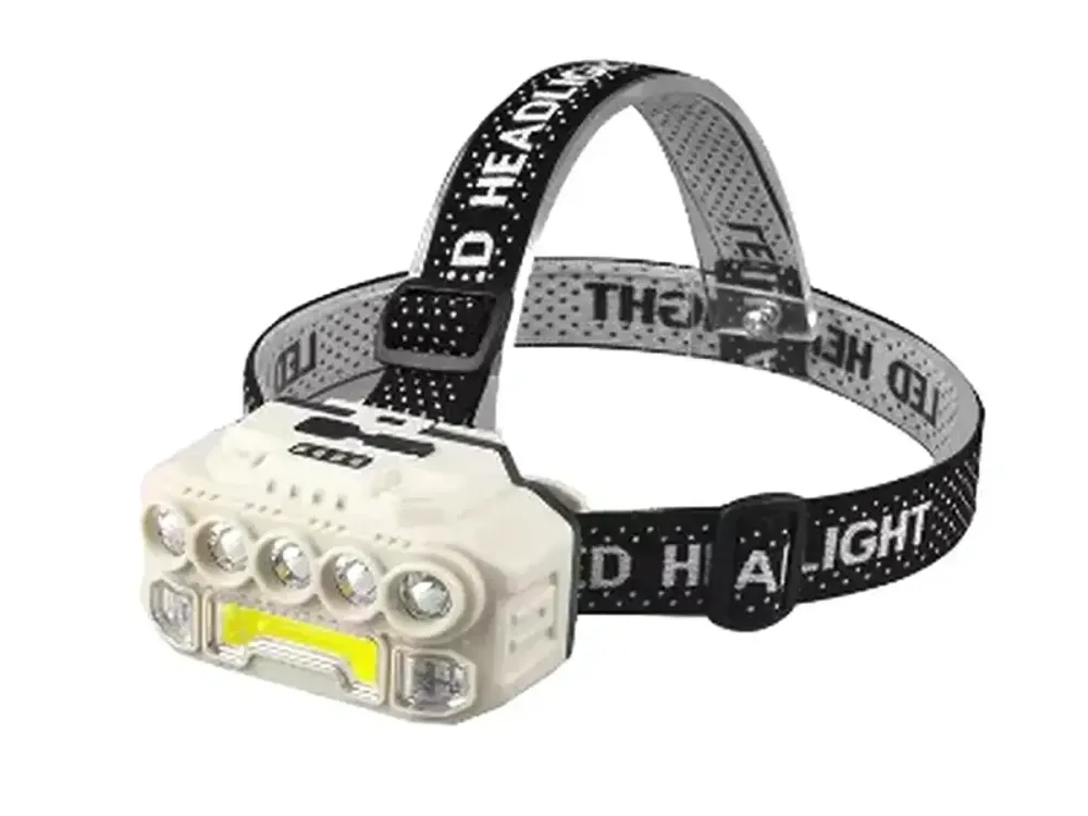 Ліхтар налобний Type-C 1x18650 Bailong HX-817 XPE + COB, USB - Type C,5 режимів роботи Одеса - фото 2