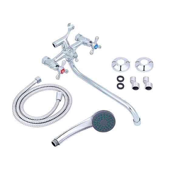 Змішувач для ванни Agua Toledo - C075 з душовим гарнітуром, хром Київ