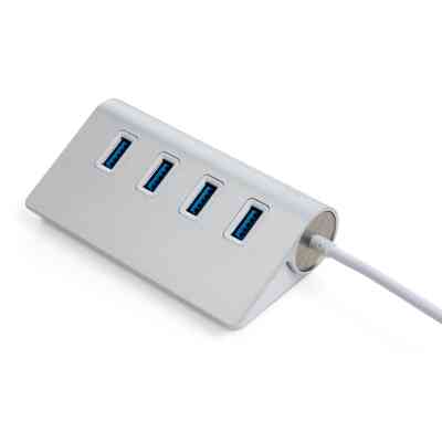 Концентратор Vinga Type-C to 4*USB3.0 1.0m cable aluminium (VCPHCU304) Винница