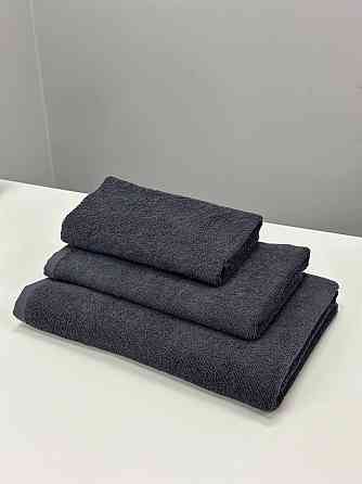 Рушник однотонний Ideal Textile 70х140 см 400 г/м2 графітовий (56860927) Чернівці