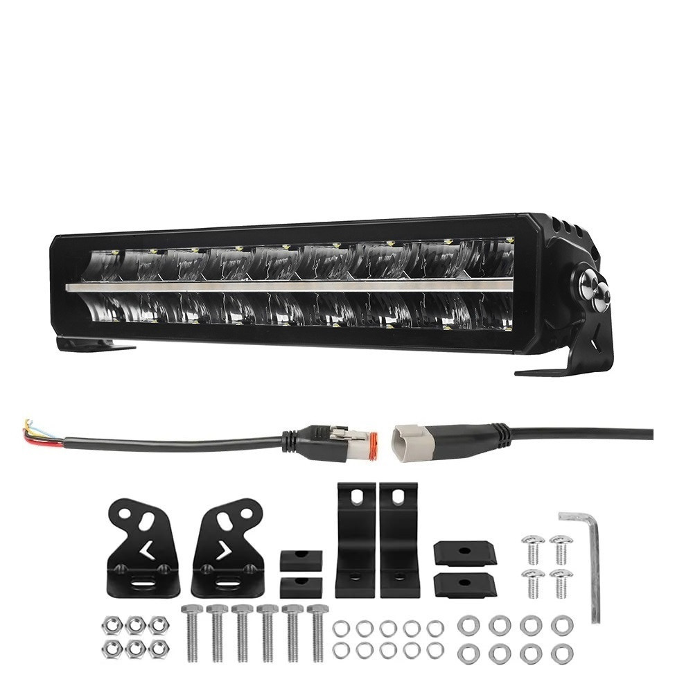 Світлодіодна балка (люстра) StarLight SL-3317 дальнє світло WHITE + DRL 70W 9000Lm 12/24V (45см) Харків - фото 1