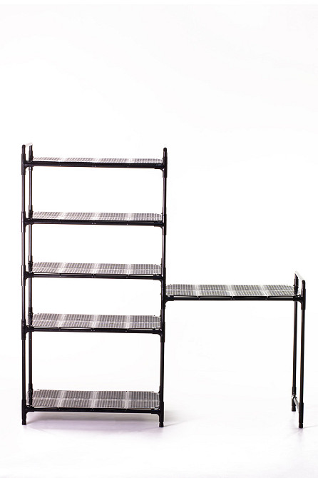 HallBox - стелаж для одягу та взуття до передпокою з полицями, з додатковою приставкою під дрібні ре Борисполь - изображение 5