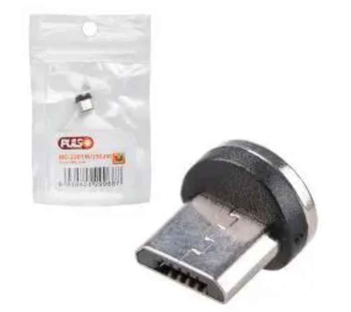 Адаптор для магнітного кабелю PULSO Micro USB, MC-2301M, 2.4A Вінниця - фото 1