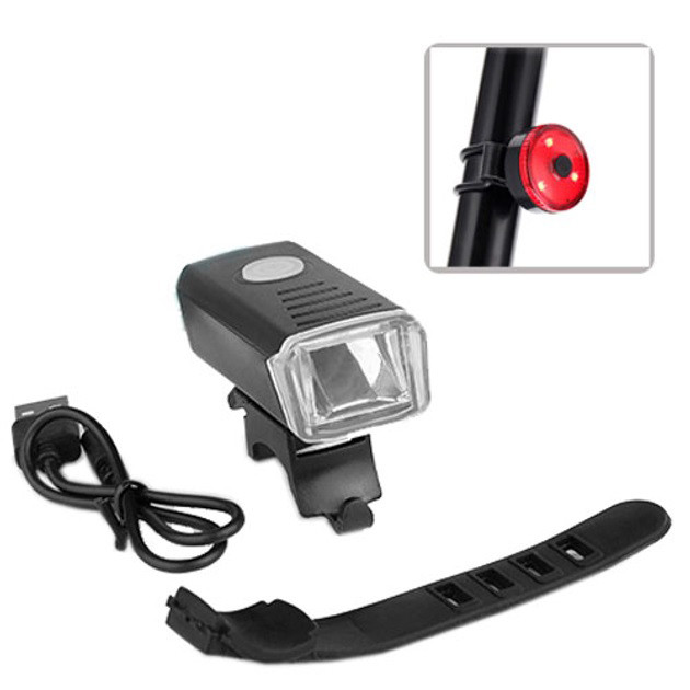 Велоліхтар передній BSK-1133-XPG, Перезаряджаємий велосипедний ліхтар, Велофара ліхтар акумуляторний MV-57 Івано-Франківськ - фото 3