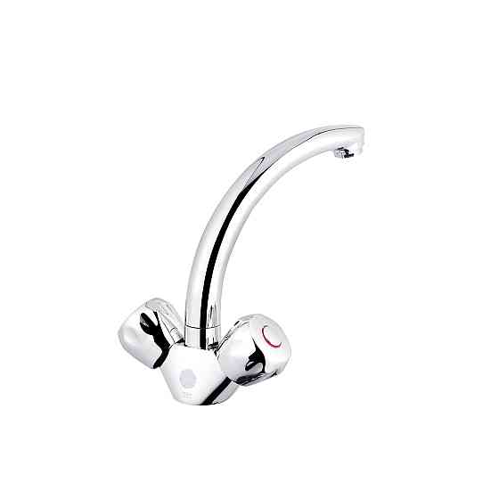 Змішувач для раковини двовентельний Kroner KRP Hamburg - C010 Київ