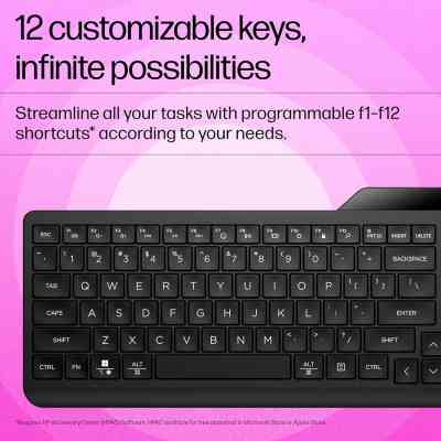 Клавіатура HP 460 Multi-Device Bluetooth UA Black (7N7B8AA) Вінниця