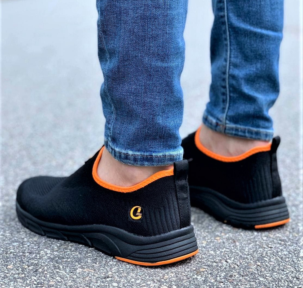 Кроссовки Сеточка Мужские Черные Летние Мокасины (размеры: 41) Днепр - изображение 2