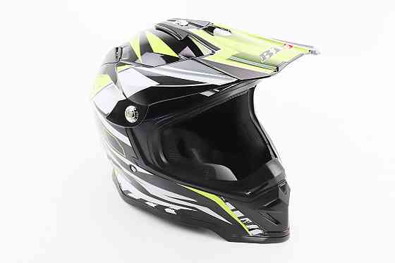 Шолом кросовий/ендуро/АТV BLD-819-7 L (59-60см), ЧОРНИЙ/НЕОНОВО-ЖОВТИЙ Киев