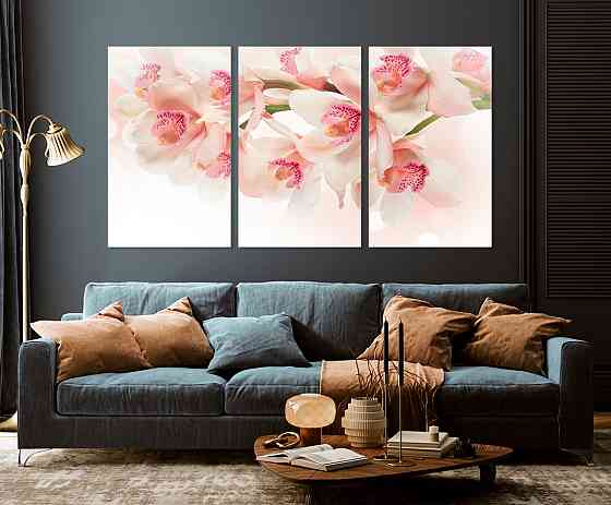 Модульная картина в гостиную / спальню Орхідея     ART-260_3A 100х150 см Киев