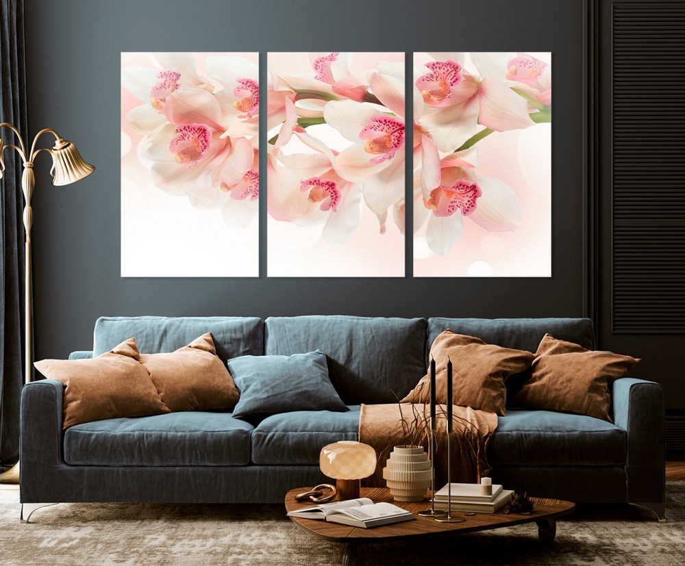Модульная картина в гостиную / спальню Орхідея     ART-260_3A 100х150 см Киев - изображение 3