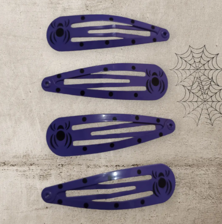 Заколки на Хелловін в горошок one size фіолетово-чорний Київ