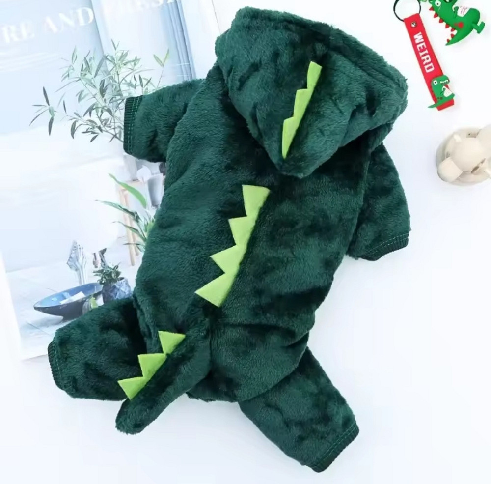 Костюм для домашніх тварин Динозавр M зелений Київ - фото 5