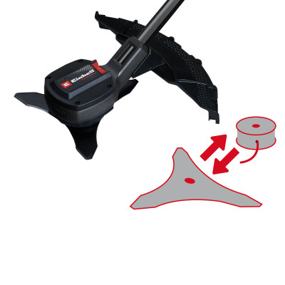 Тример садовий Einhell GP-BC 36/430 Li BL - Solo 36V,(18V+18V) 5200об/хв, 7.25кг (без АКБ та ЗП) (3411340) Вінниця - фото 12