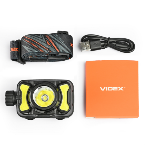 Ліхтарик LED налобний 700Lm 5000К VLF-H147 Videx Житомир