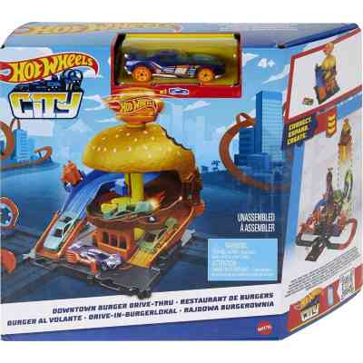Автотрек Hot Wheels City Бургерна в центрі міста (HDR26) Вінниця