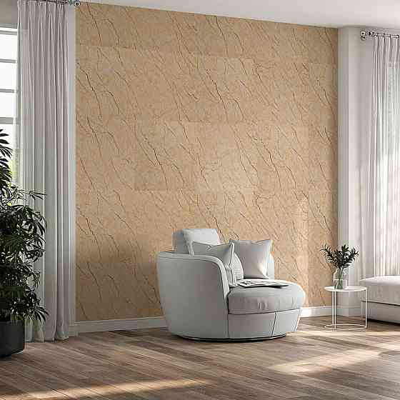 Декоративна плита Бежевий мармур Київ