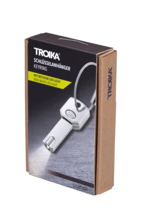Фонарик-брелок Troika Light Key (Серебристый) Киев