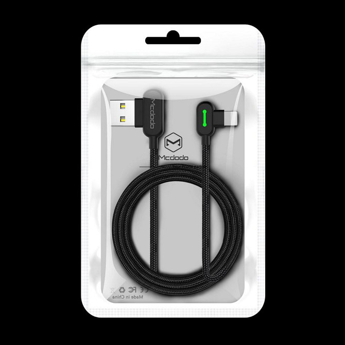 Кабель Lightning Mcdodo з двостороннім USB роз'ємом LED індикацією для заряджання і передачі даних (Чорний, 3м) Николаев - изображение 10