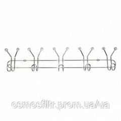 Планка гардеробна хром з 15 гачками 45 см Киев - изображение 1