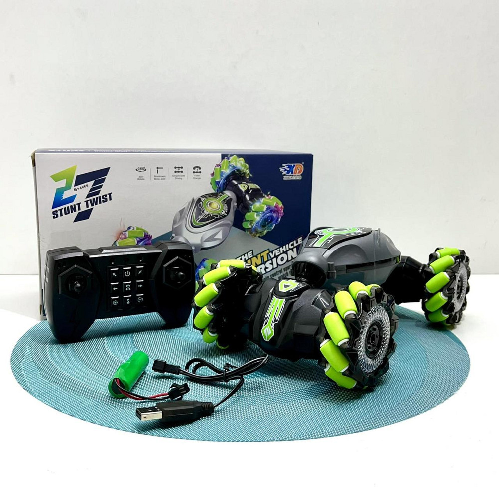 Машина трюкова Xuda Toys перевертень всюдихід на радіокеруванні Зелена ( 3688-G103A) Чернігів - фото 2