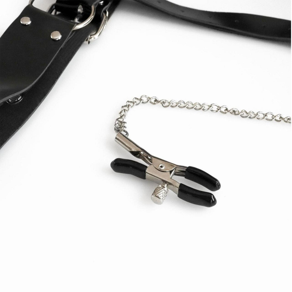Бондажний набір з металевим анальним гаком Art of Sex Beatrice Bondage set with anal hook № 4 Sex Aura Київ - фото 5