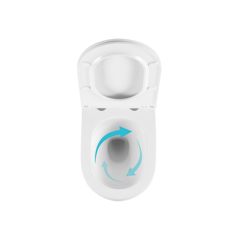 Готовое решение Qtap для ванной комнаты: подвесной унитаз Taurus Ultra Quiet 515×360×350 + комплект инсталляции Nest 4 в 1 Киев - изображение 6